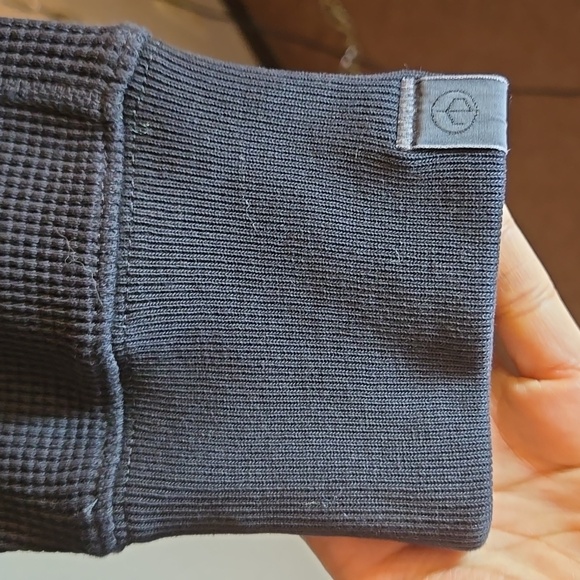 Rag & Bone Tech Waffle Henley Long Sleeved Cotton Pullover Shirt NWOT - Picture 9 of 16